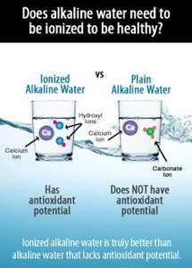 ionized alkaline water vs plain alkaline water